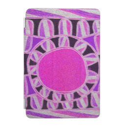SUN SOLAR ENERGY Pink Purple Fuchsia Black White iPad Mini Cover