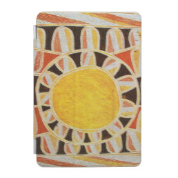 SUN SOLAR ENERGY  Yellow Orange Red Black White iPad Mini Cover