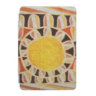 SUN SOLAR ENERGY Yellow Orange Red Black White iPad Mini Cover