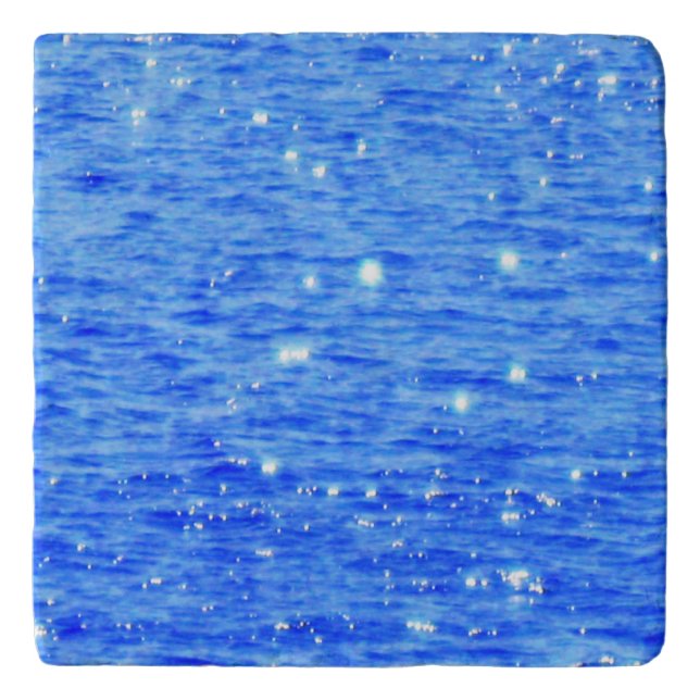 Sun sparkle Marble Stone Trivet (Front)