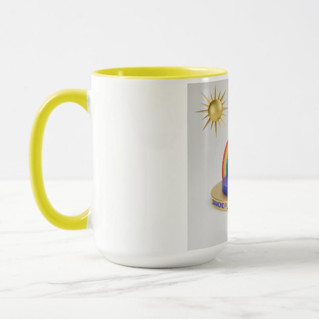 Sun Splashed Rainbow Mug (Left)