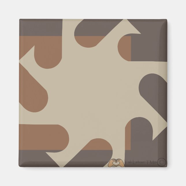 Sun Sponap beige Magnet 1 (Front)