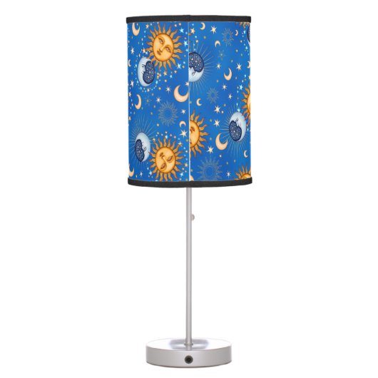 sun star moon table lamp (Back)
