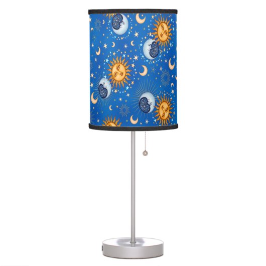 sun star moon table lamp (Left)