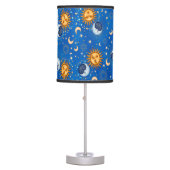 sun star moon table lamp (Front)