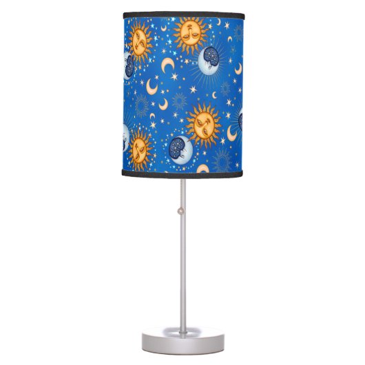 sun star moon table lamp (Front)