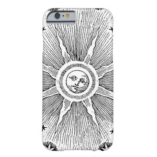 Sun Stars Antique Night Sky Medieval Zodiac Barely There iPhone 6 Case