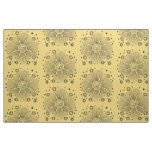 Sun Stars Antique Night Sky Medieval Zodiac Fabric