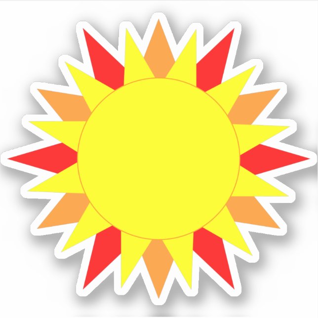 Sun Sticker (Front)