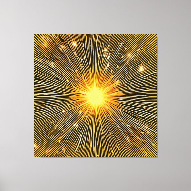 Sun Streaks Canvas Print (Front)