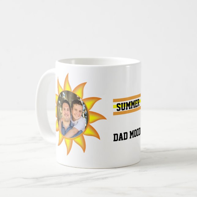 Sun Summer Dad Mood Fathers Day  Coffee Mug (Front Left)