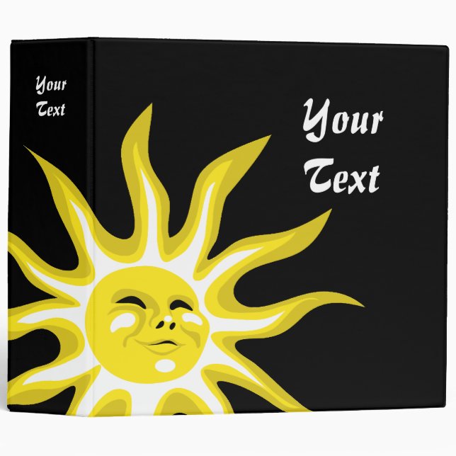 Sun, Sunny Sunshine 2in Binder (Front/Spine)