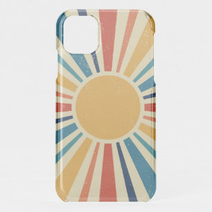 Sun Sunrise Orange Vintage Boho Sunshine iPhone 11 Case