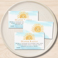 Sun Sunshine Diaper Raffle
