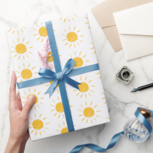 Sun sunshine kid's baby bedroom cute wrapping paper