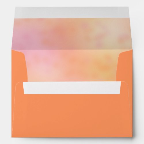 Sun Sunshine Rainbow With Pink  Orange Gradient Envelope