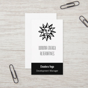 Sun Symbol Business Card