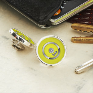 Sun symbol lapel pin