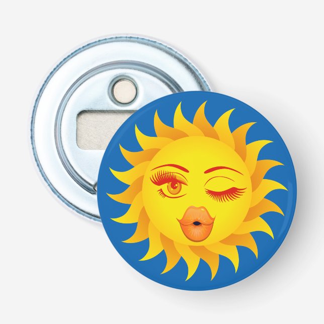 Sun Symbol - Sun Kissed bottle opener (Front)