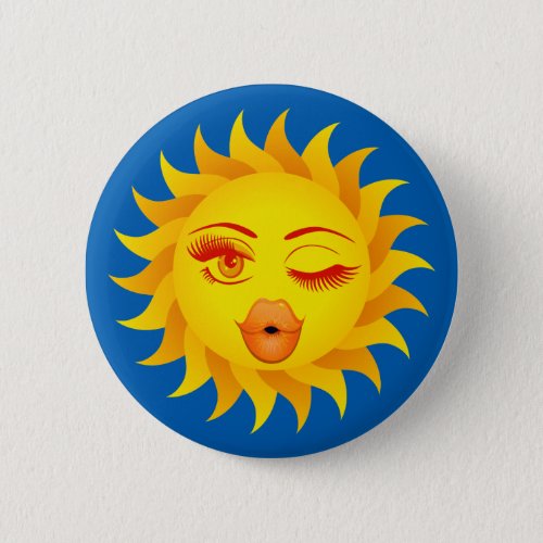 Sun Symbol _ Sun Kissed Button