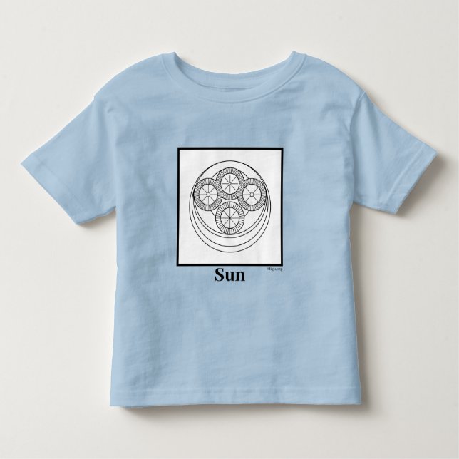 Sun Symbol Toddler T-shirt (Front)