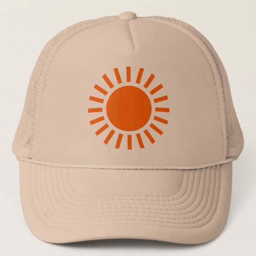 Sun Symbol Trucker Hat