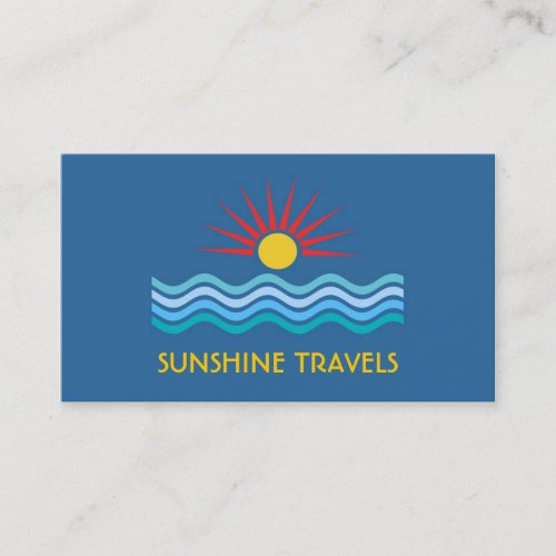 Sun Themed Business Card
