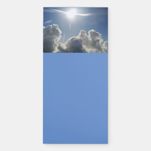 Sun Through Clouds Magnetic Notepad