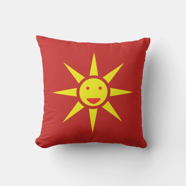 Sun Throw Pillow (Front)