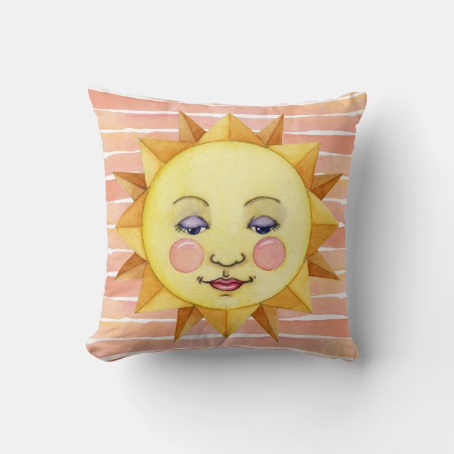 Sun Throw Pillow (Front)