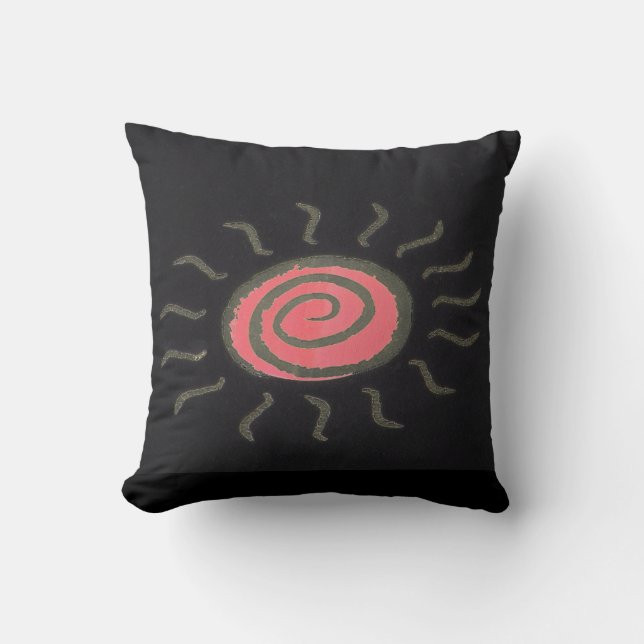 Sun Throw Pillow  (Front)
