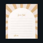 Sun Time Capsule Notepad<br><div class="desc">Trip Around the Sun Time Capsule Notecards</div>