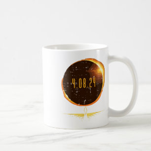 Sun Total Solar Eclipse 2024 Totality April 8 Men Coffee Mug