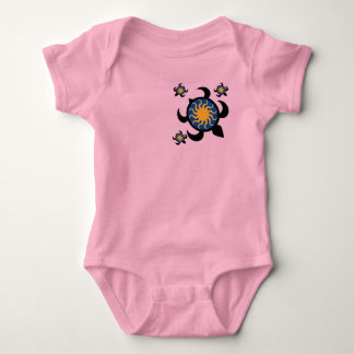 Sun Turtles 2-Sided Baby Bodysuit