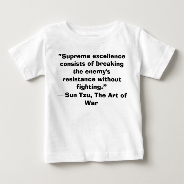 Sun Tzu Art of War Baby Winner t-shirt (Front)