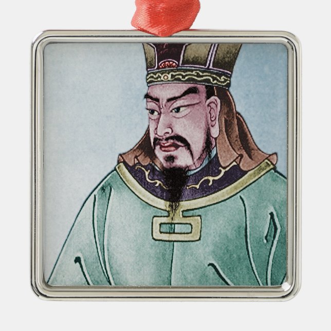 Sun Tzu Metal Ornament (Front)