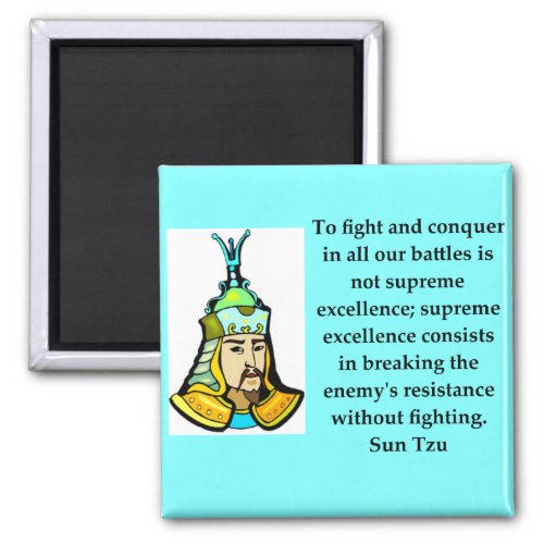 Sun Tzu quote Magnet