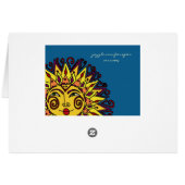 Sun Ukrainian Folk Art Cards (Back Horizontal)