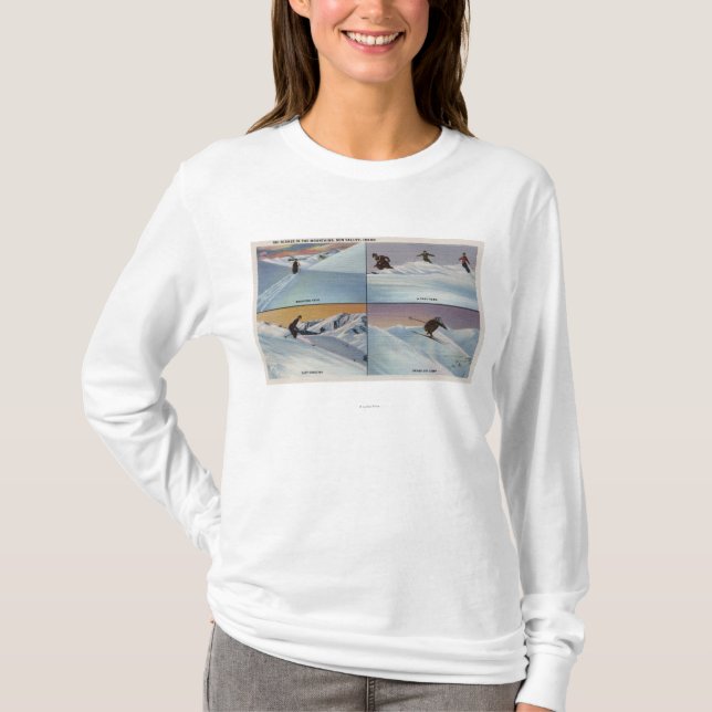 Sun Valley, ID - Ski T-Shirt (Front)