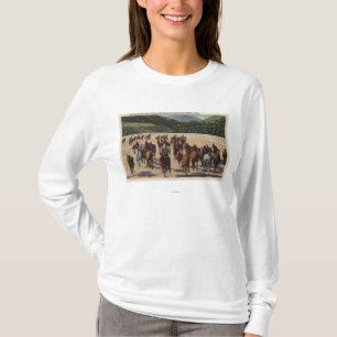 Sun Valley, ID - Wild Horse Roundup T-Shirt
