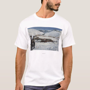 Sun Valley, ID - Winter Scene of Sun Valley T-Shirt