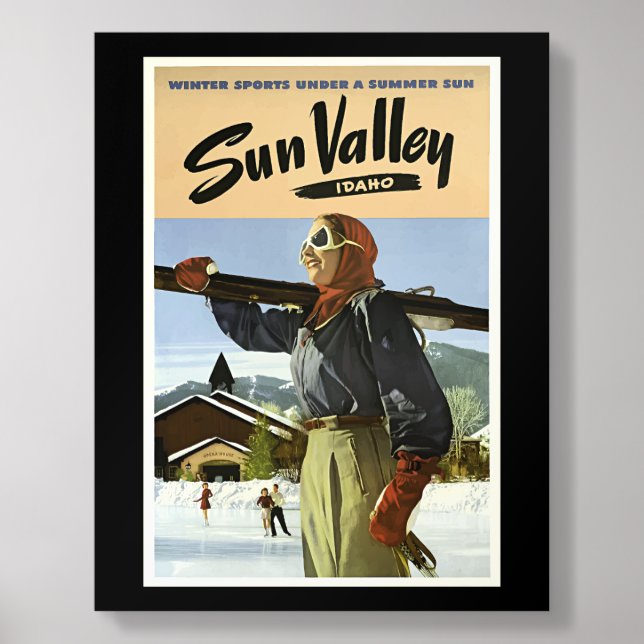 Sun Valley, Idaho Acrylic Photo Tile (Front Set)
