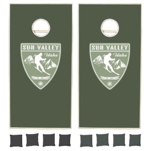 Sun Valley Idaho Cornhole Set