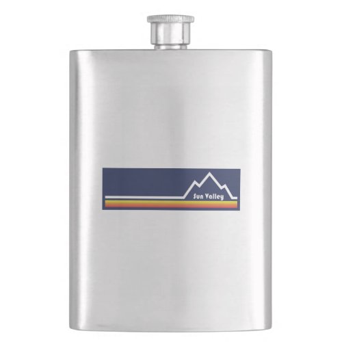 Sun Valley Idaho Flask