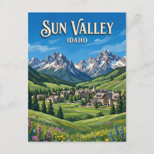 Sun Valley Idaho Postcard