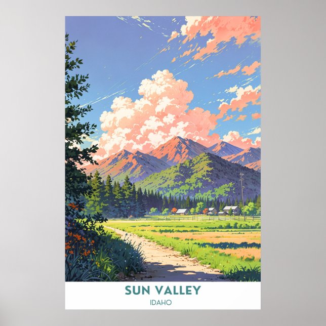 Sun Valley, Idaho Poster (Front)