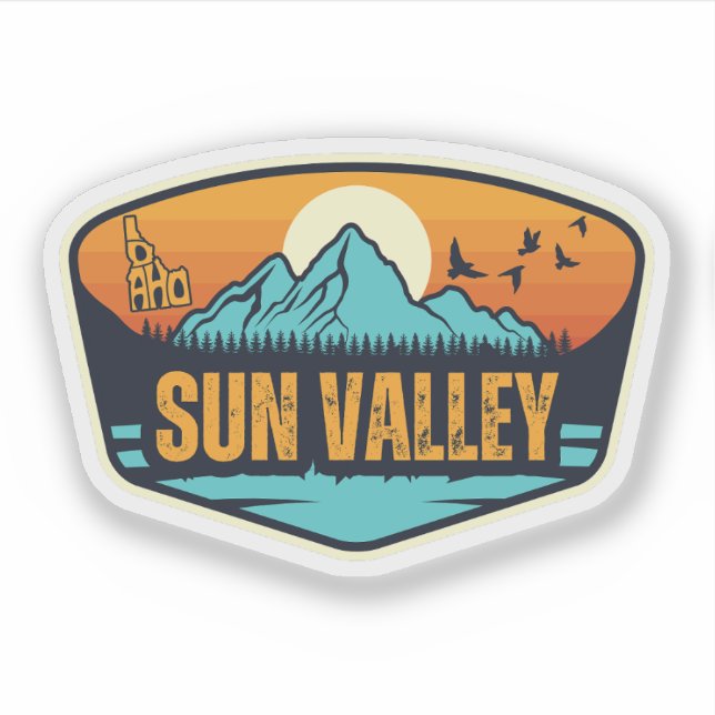 Sun Valley, Idaho Sticker (Front)