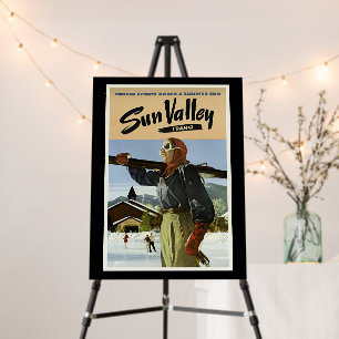 Sun Valley, Idaho travel Foam Board