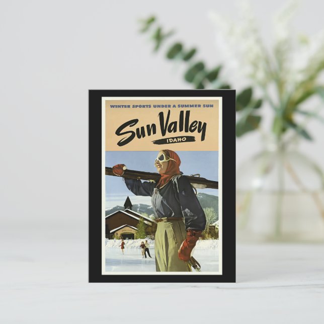 Sun Valley, Idaho travel  Postcard (Standing Front)