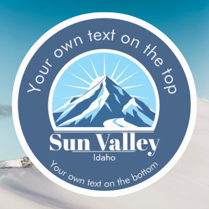 Sun Valley Idaho  usa ski resort  Sticker